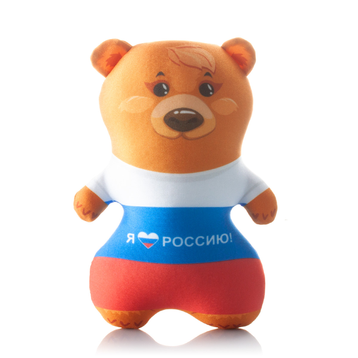 301 Медведь с флагом - девочка 1