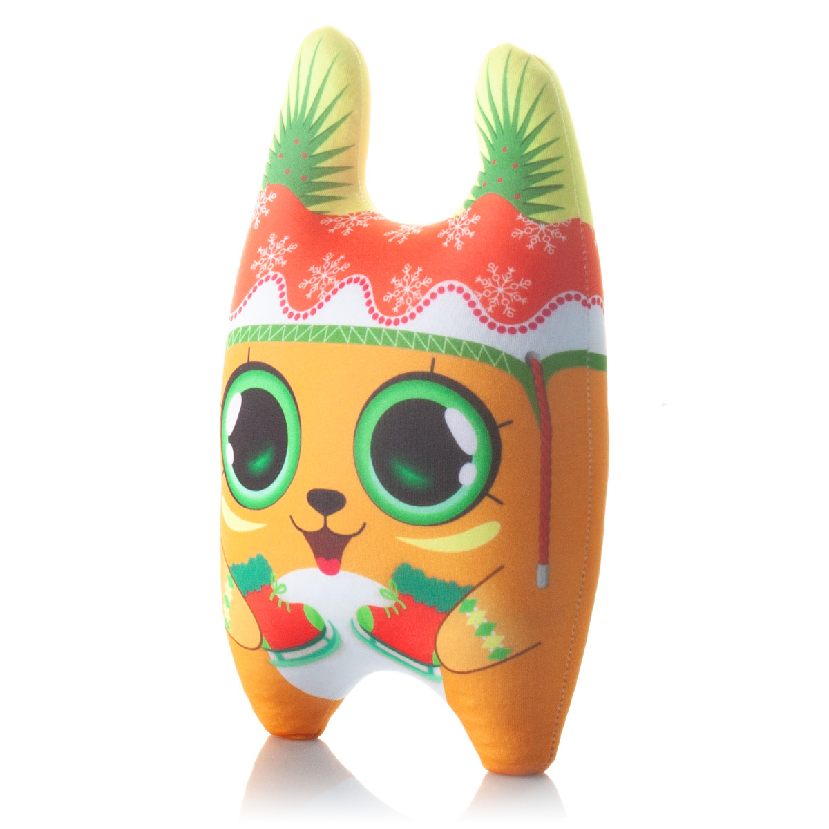 353 Зайка Этно в Шапке Оранжевый 2