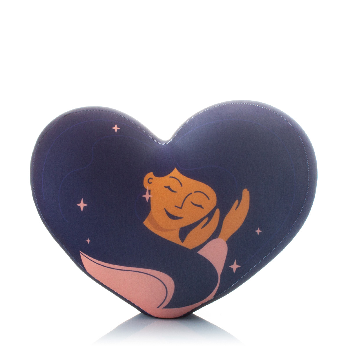 9 Сердце 3D Женское Брюнетка Портрет 1