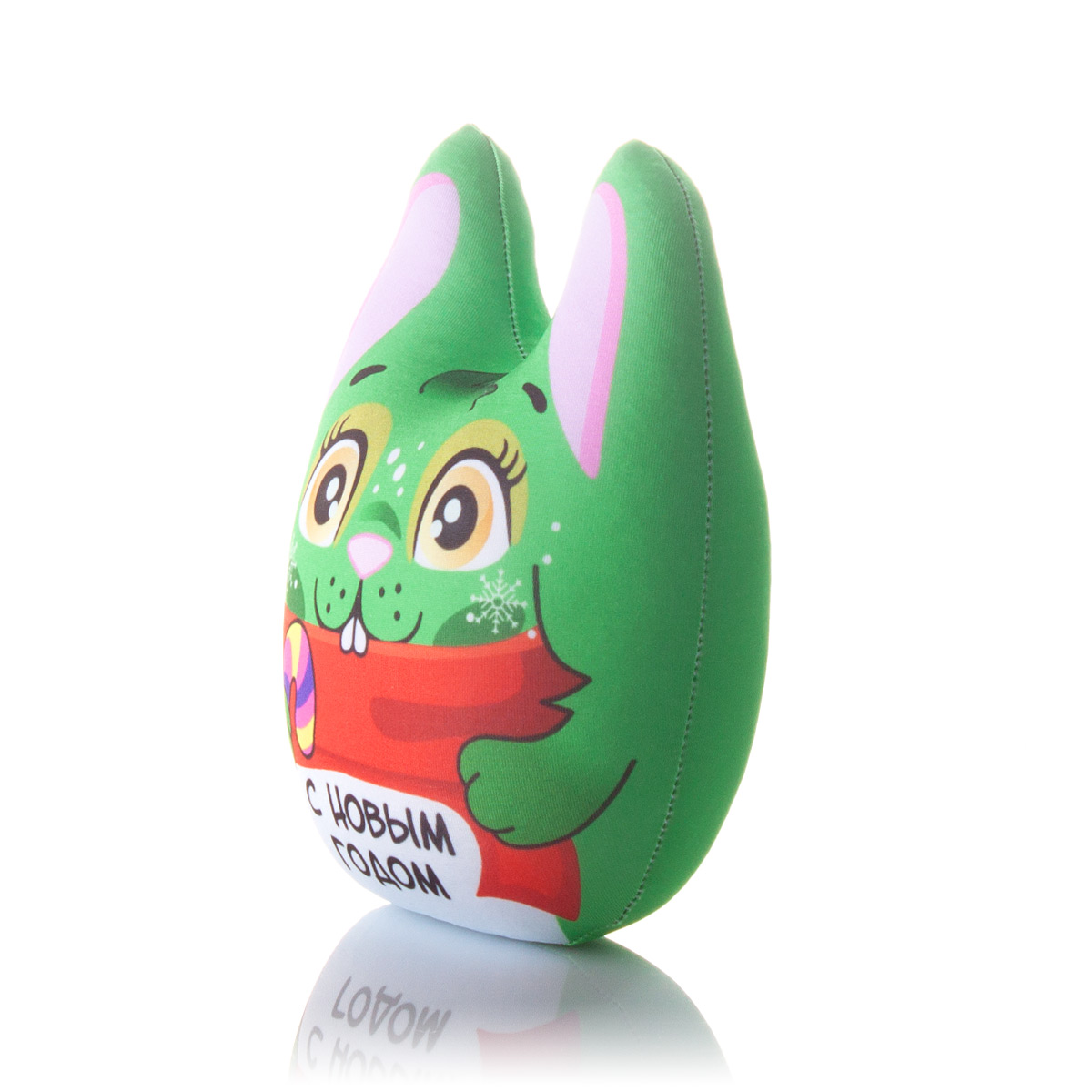 313 Заяц с фразой С Новым Годом 2