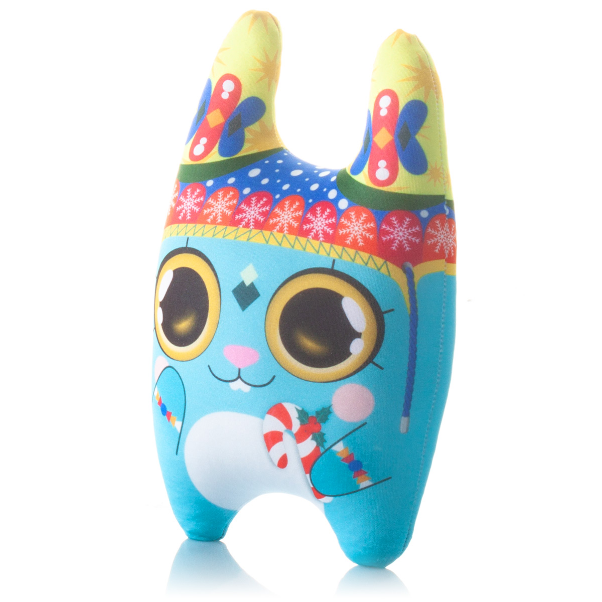 356 Зайка Этно в Шапке Голубой 2