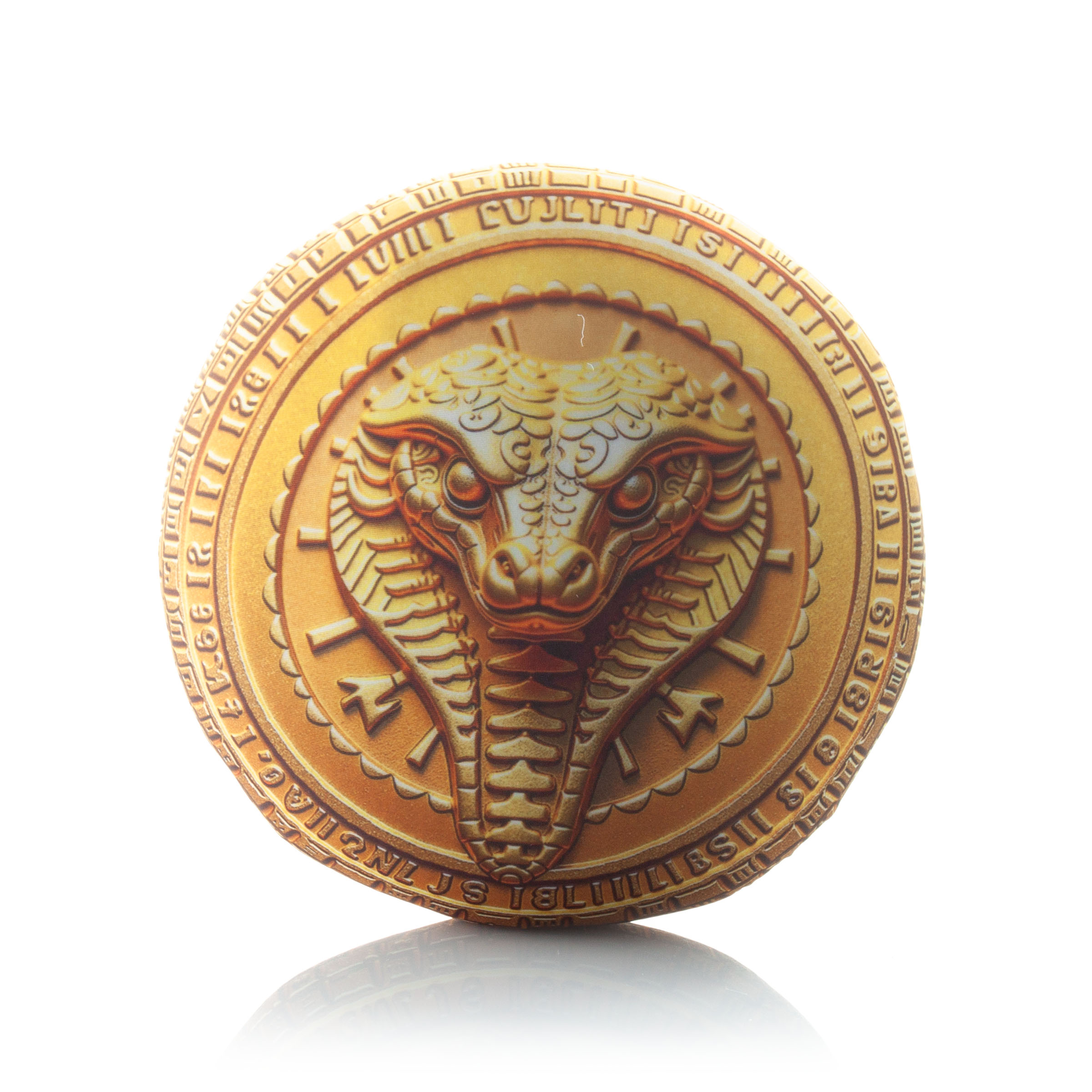 513 Монета удачи большая Змея 1