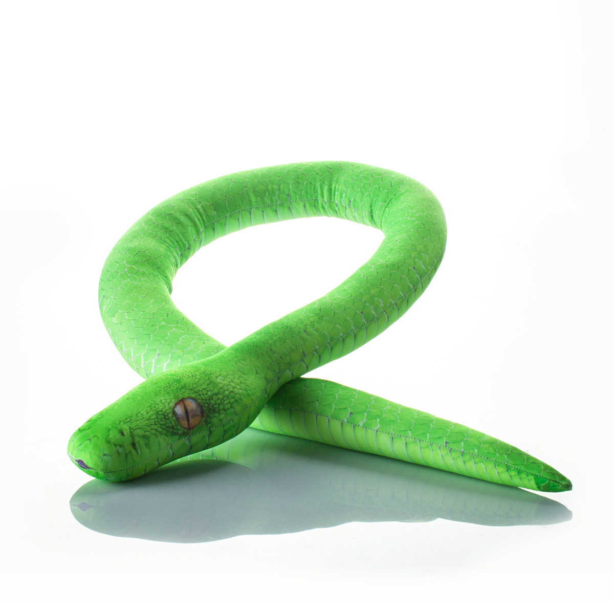 509 Настоящая большая змея Зелёная Света 3