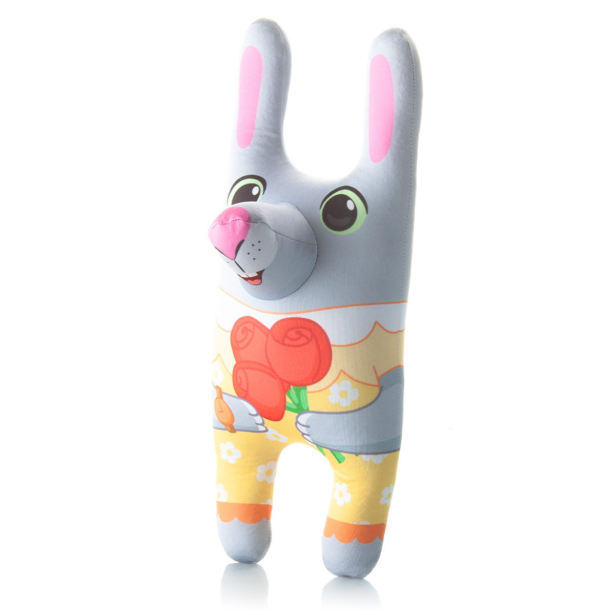 368 Заяц Лапин 3D С Цветами 2