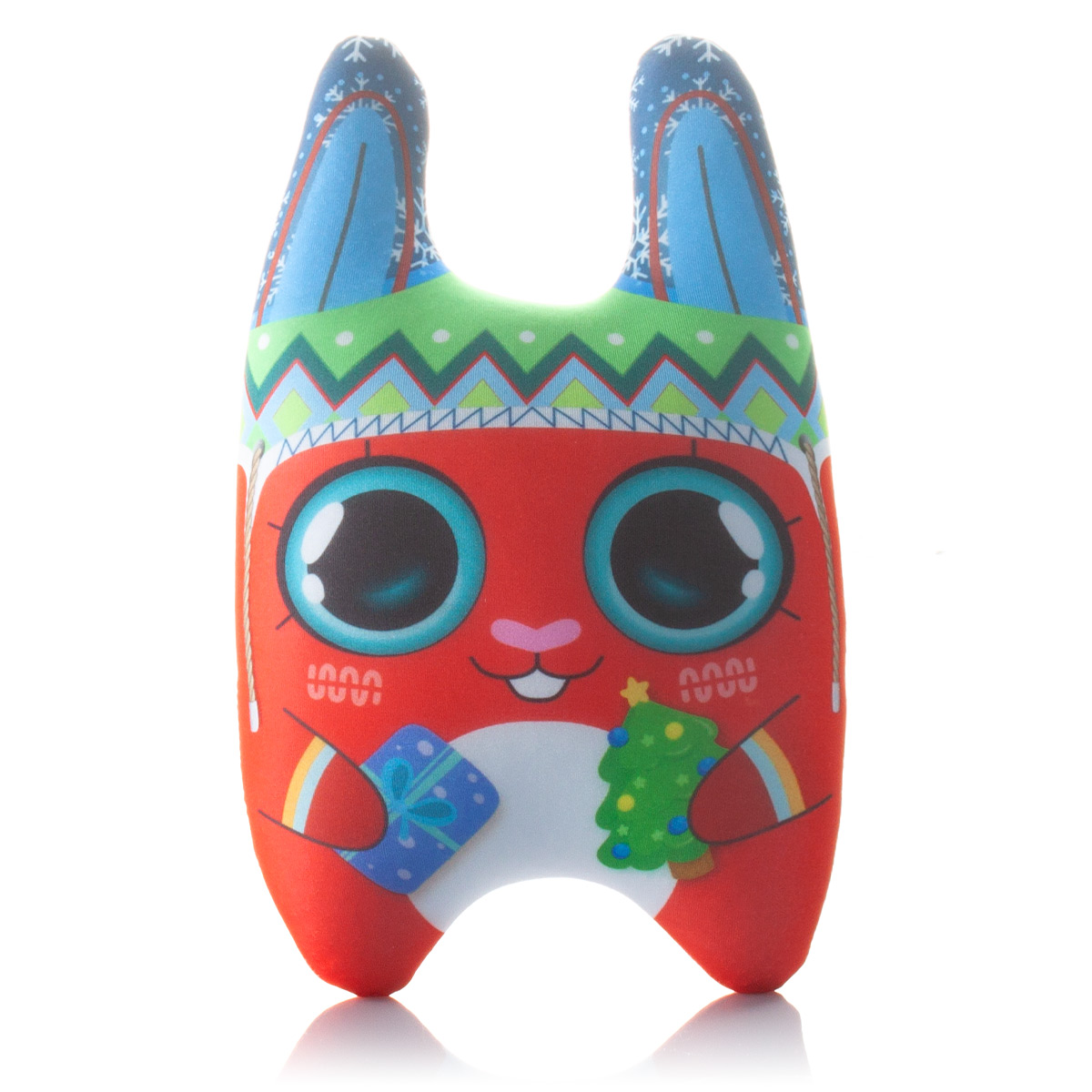 355 Зайка Этно в Шапке Красный 1