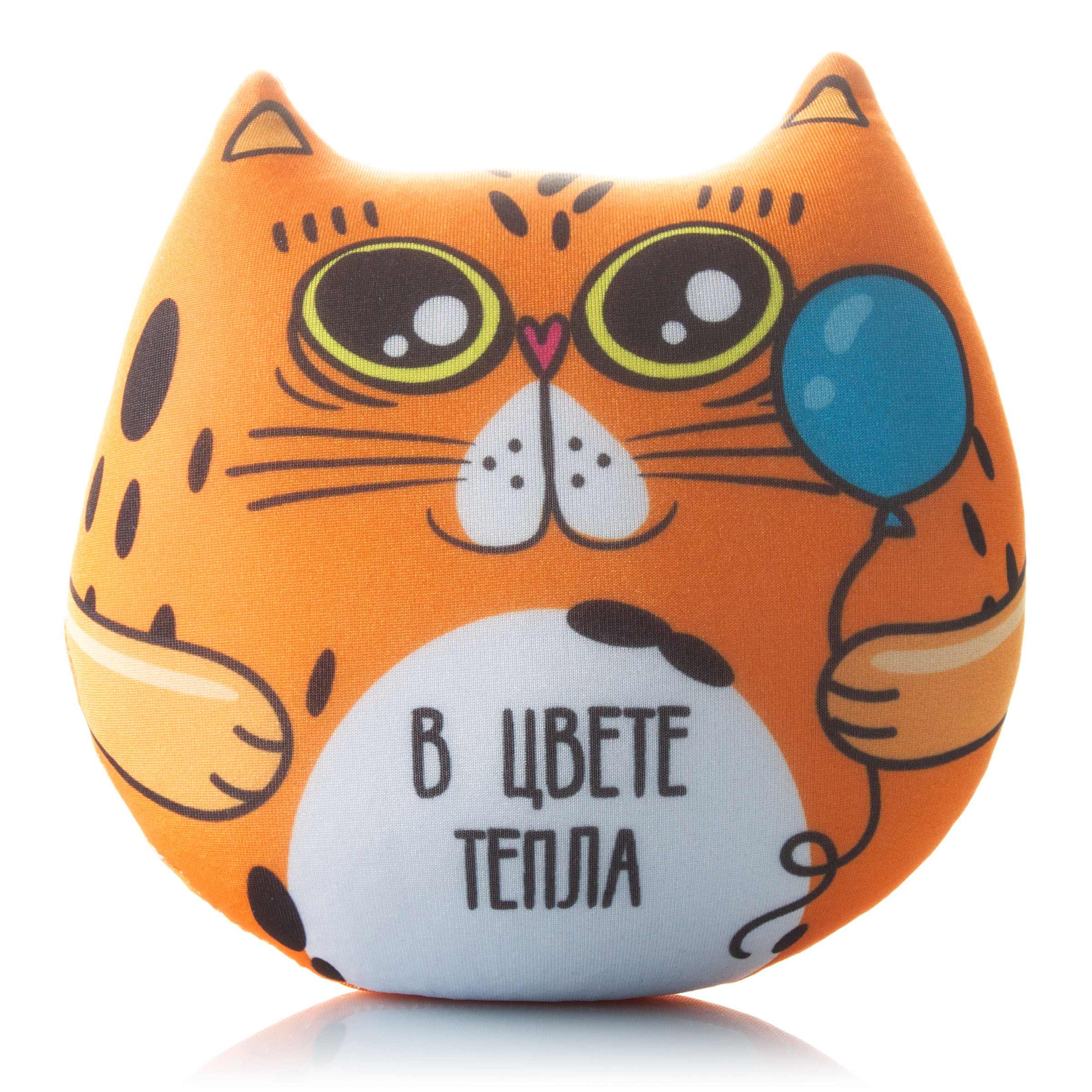 466 Кот с фразой В цвете тепла 1