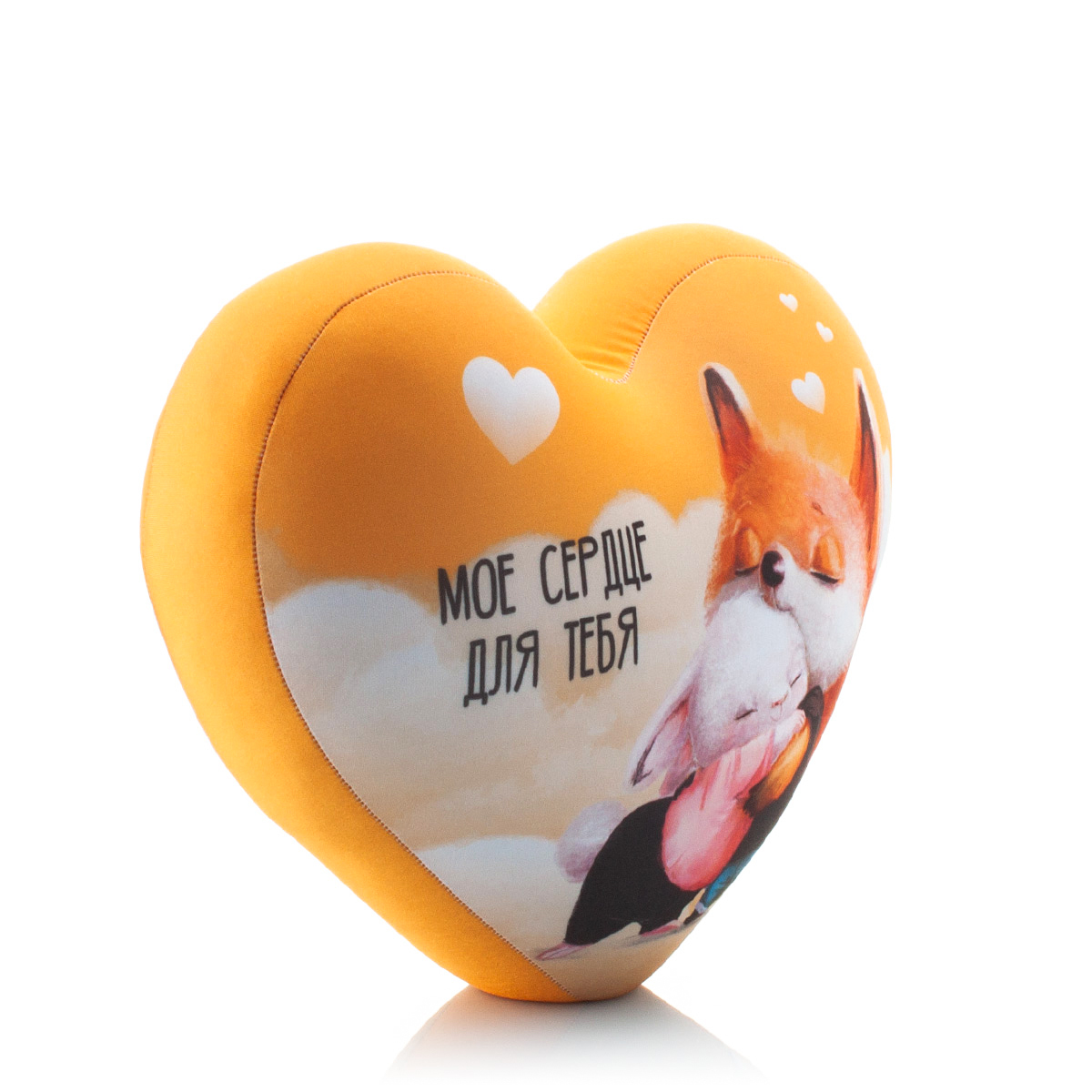 7 Сердце 3D Заяц и Лис Поздравляют 2