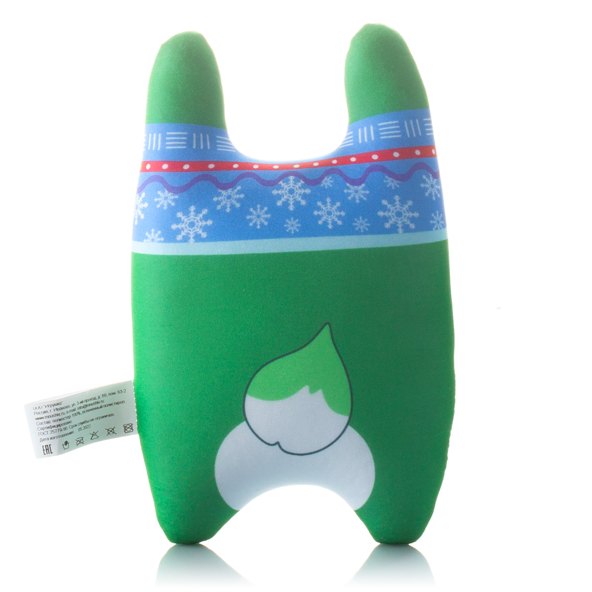 354 Зайка Этно в Шапке Зеленый 3