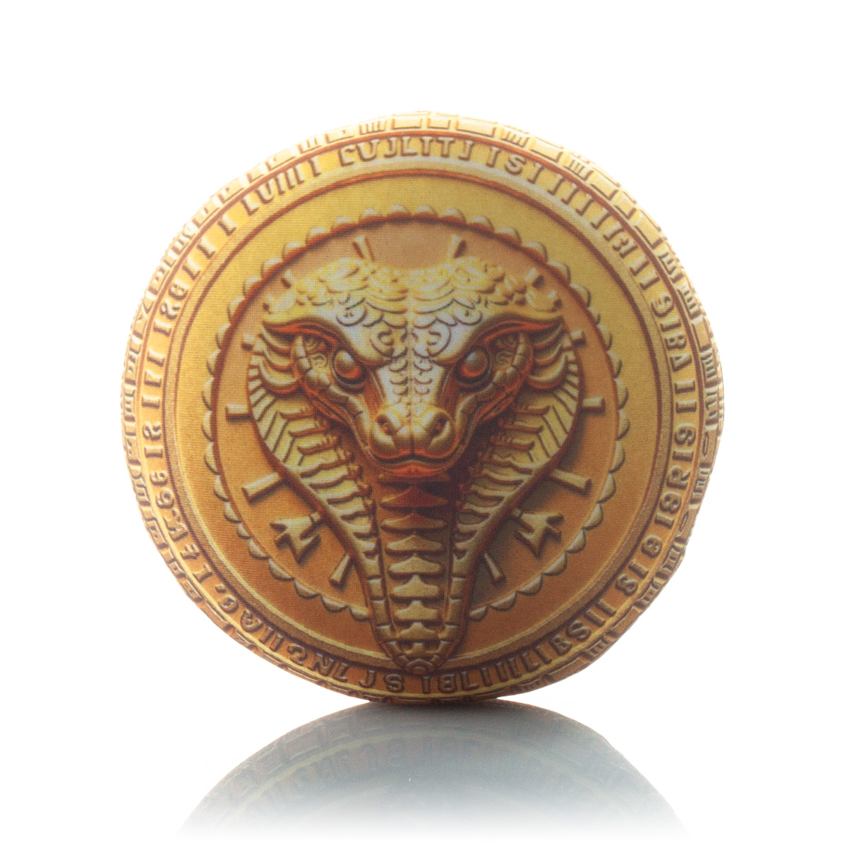 512 Монета удачи малая Змея 3